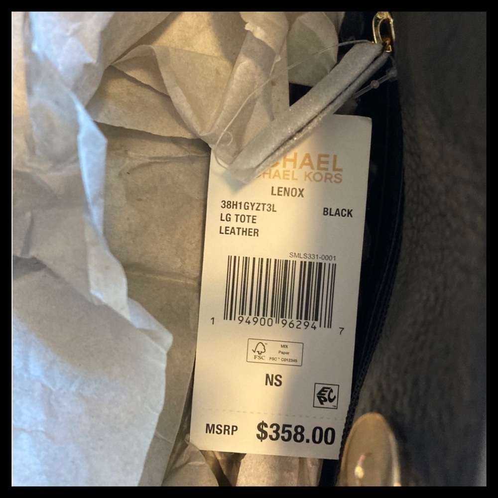 MICHAEL KORS Lenox Large Leather Tote Bag - Picture 14 of 16